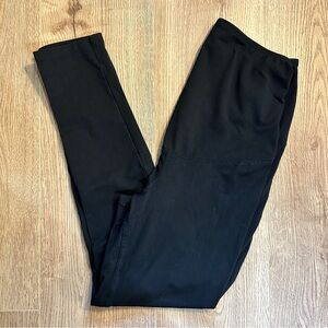 Women’s Maternity Black Full Length Over Belly Leggings in Size Medium